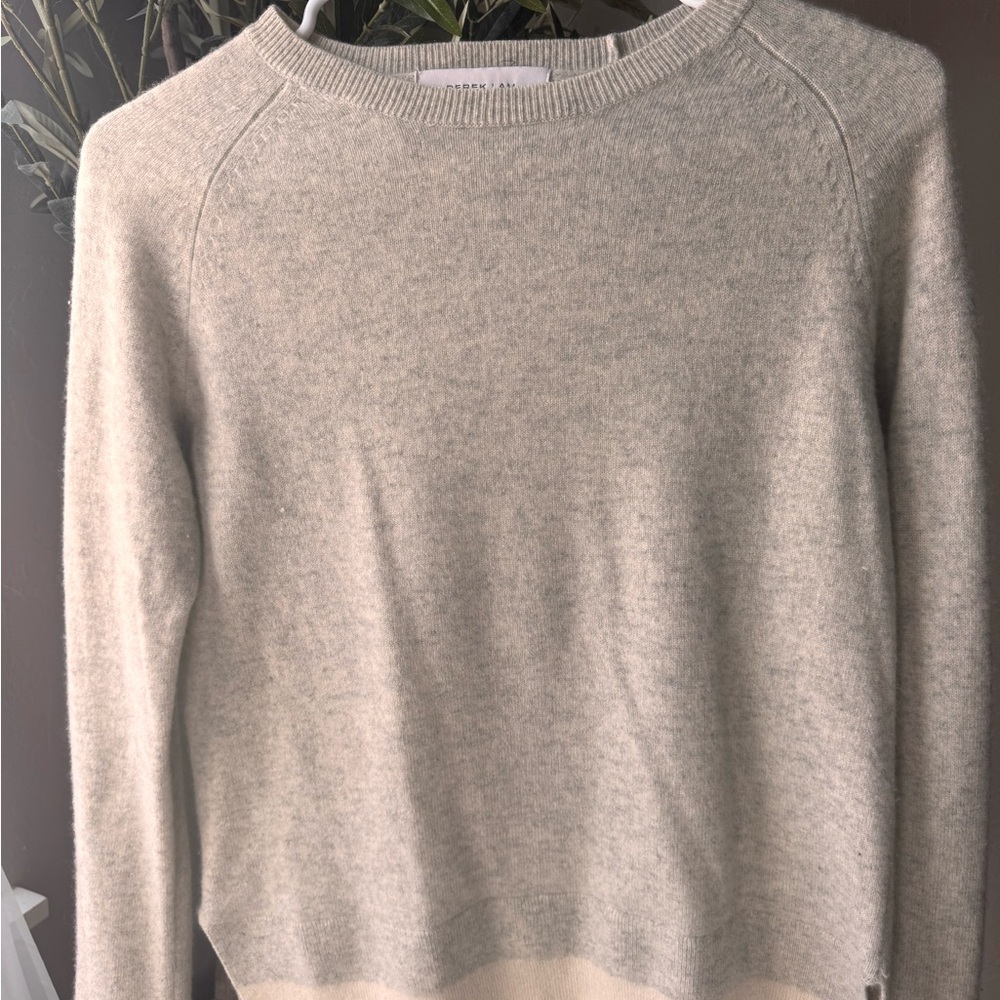 Derek Lam 10 Crosby - Women's Gray Cashmere Sweater - Picture 5 of 12